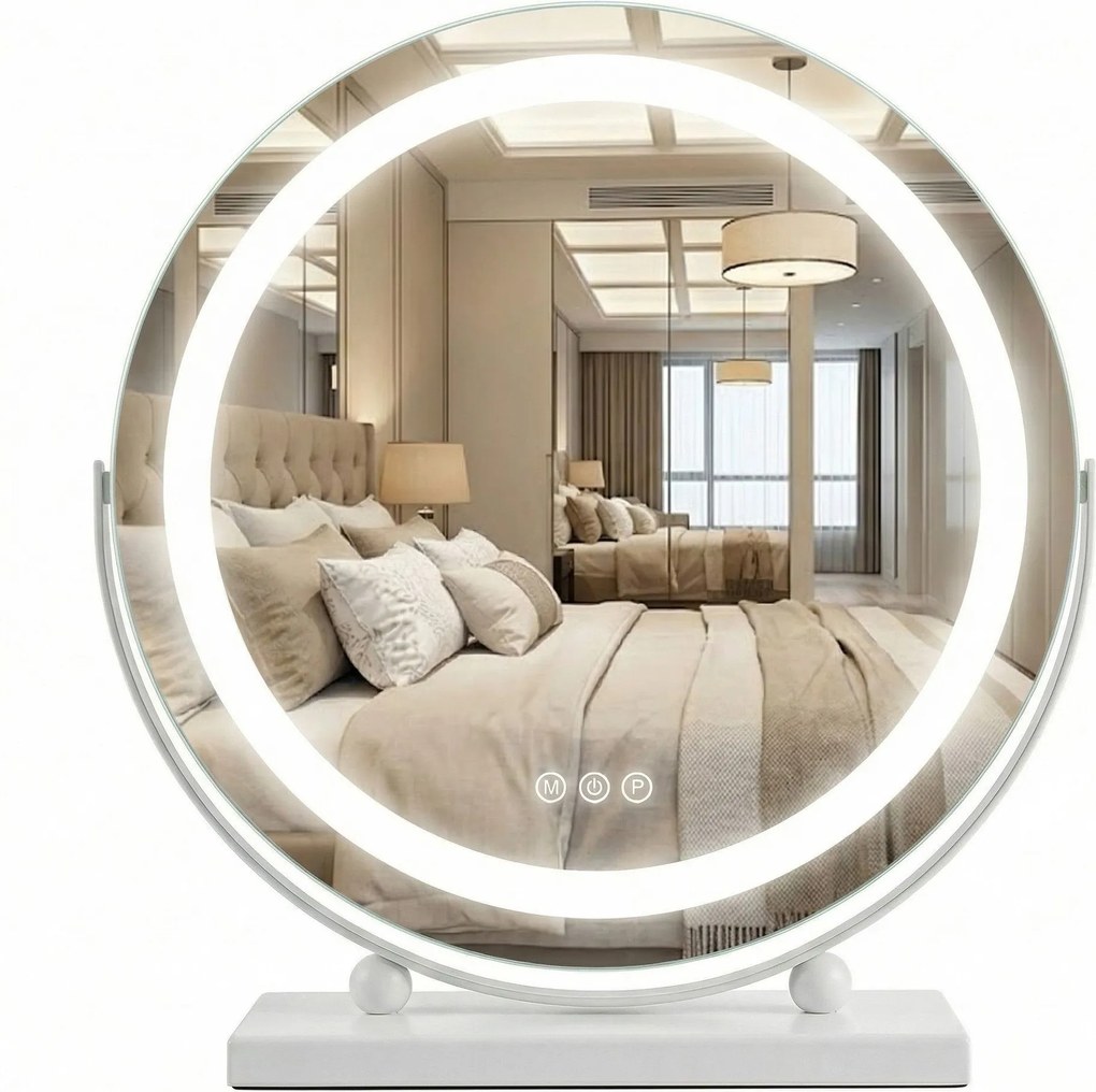 Oglindă LED MAKE-UP White 40 cm