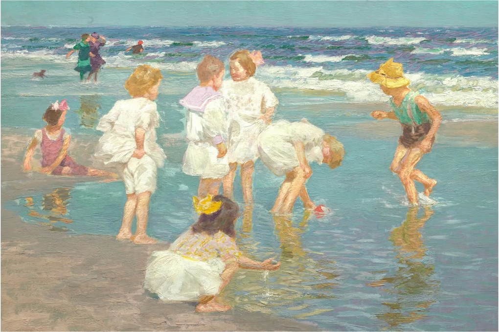 Tablou - Edward Henry Potthast, A Holiday, reproducere (90x60 cm)
