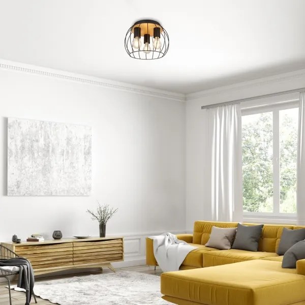 Rabalux 5293 - Plafonieră KAMALA 3xE27/25W/230V