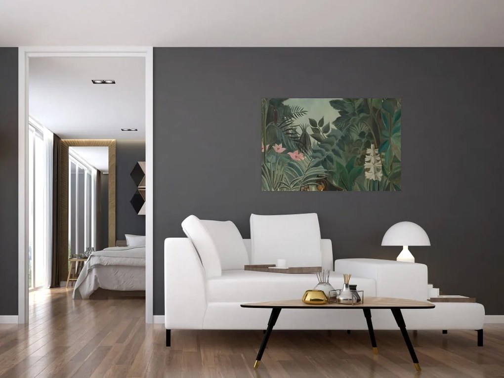 Tablou - Henri Rousseau, The Equatorial Jungle, reproducere (90x60 cm)