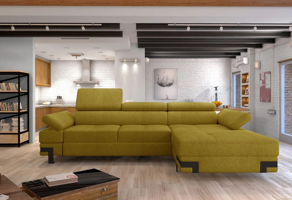 Coltar living extensibil Emporio Mini pe dreapta – L270 x l173 x h90 cm