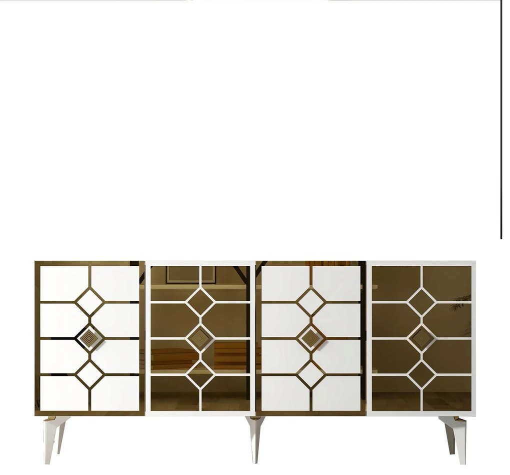 Dulap Kavesi 1 (alb + auriu) . 1093517