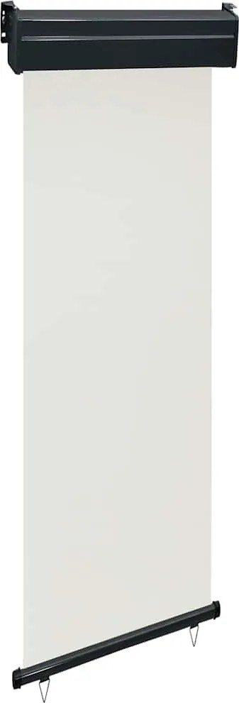 vidaXL Copertină laterală de balcon, crem, 60 x 250 cm