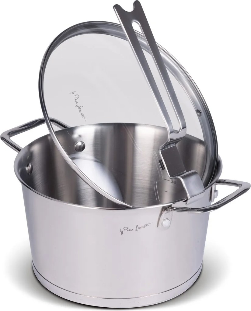 Cratiță cu capac Lamart LT1274 Conic diam. 20 xînălțime 11 cm, diam. 20 cm