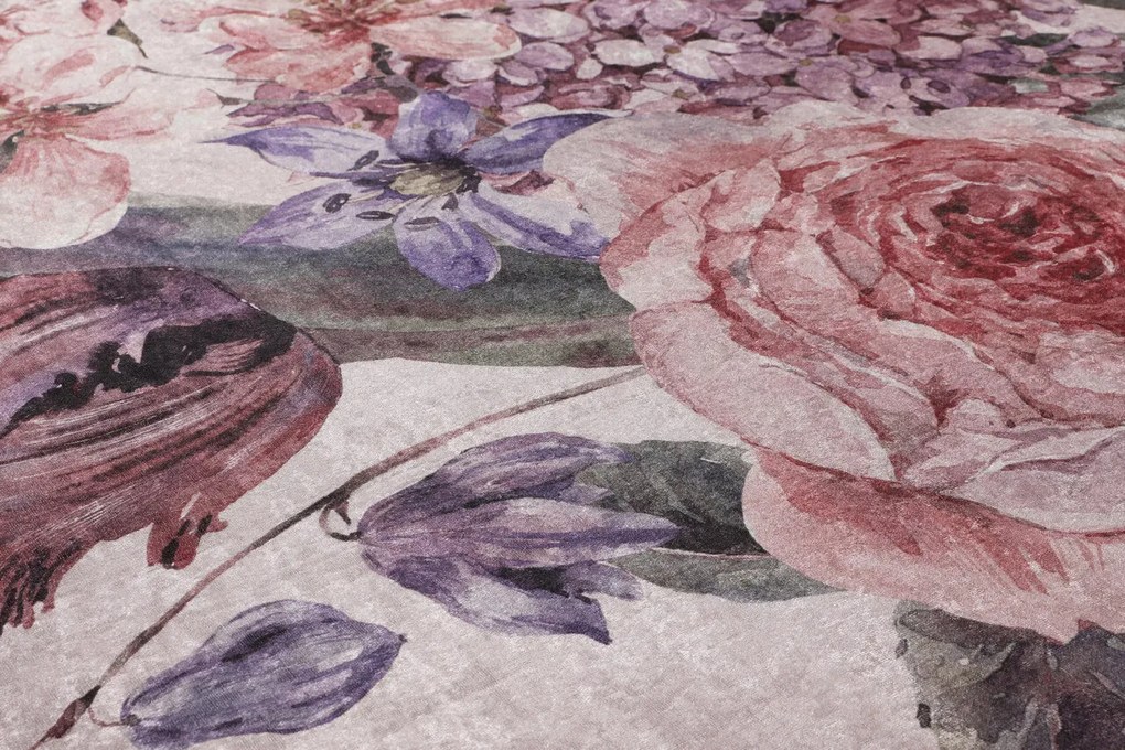 Covor, Mu149, 80x150 cm, Roz pudra