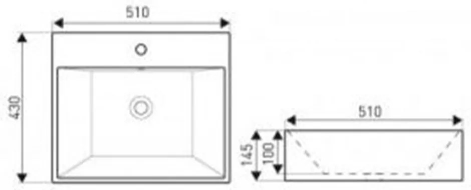Lavoar ceramic KR-702 cu design