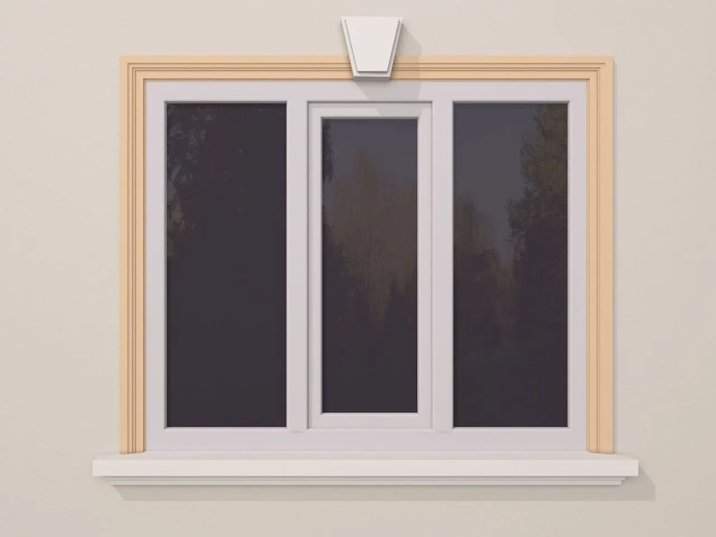 Ancadrament fereastra exterior FP141 dimensiuni 98x30x2000mm