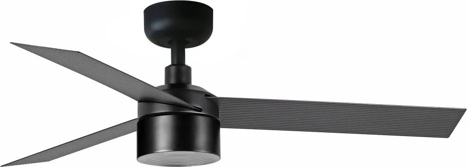 Lustra LED cu Ventilator tavan si telecomanda CRUISER TEK S negru 4000K