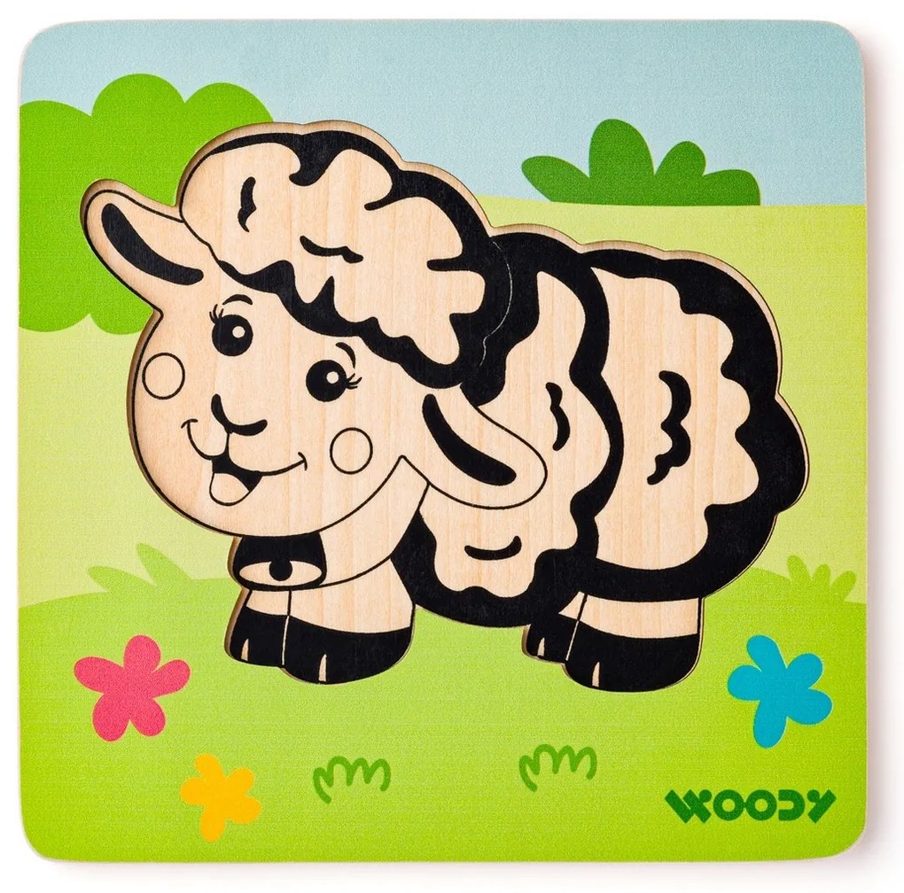 Puzzle Woody Baby Oiță