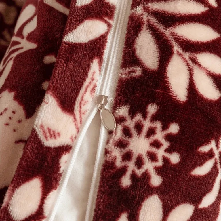 Lenjerie cocolino FOREST ANIMALS visiniu Dimensiune lenjerie de pat: 80 x 80 cm | 135 x 200 cm