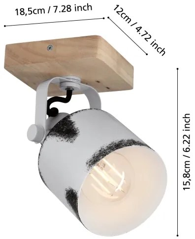 Spot KILBURN Eglo 43921 1xE27/40W/230V