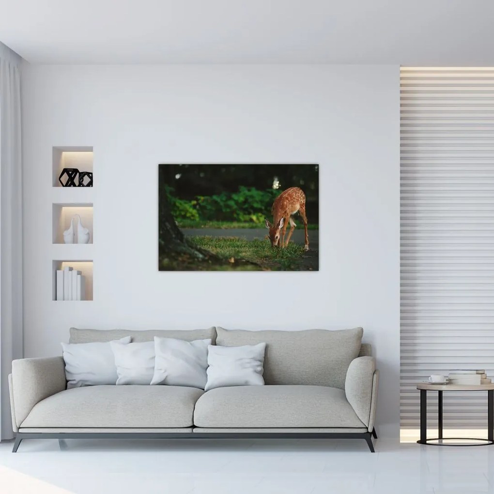 Tablou cu pui de cerb (90x60 cm)