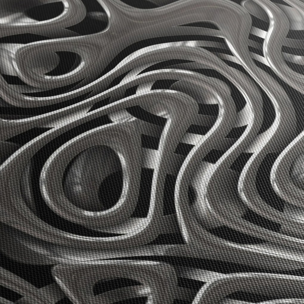 Tablou - Abstractizare metalică (70x50 cm)