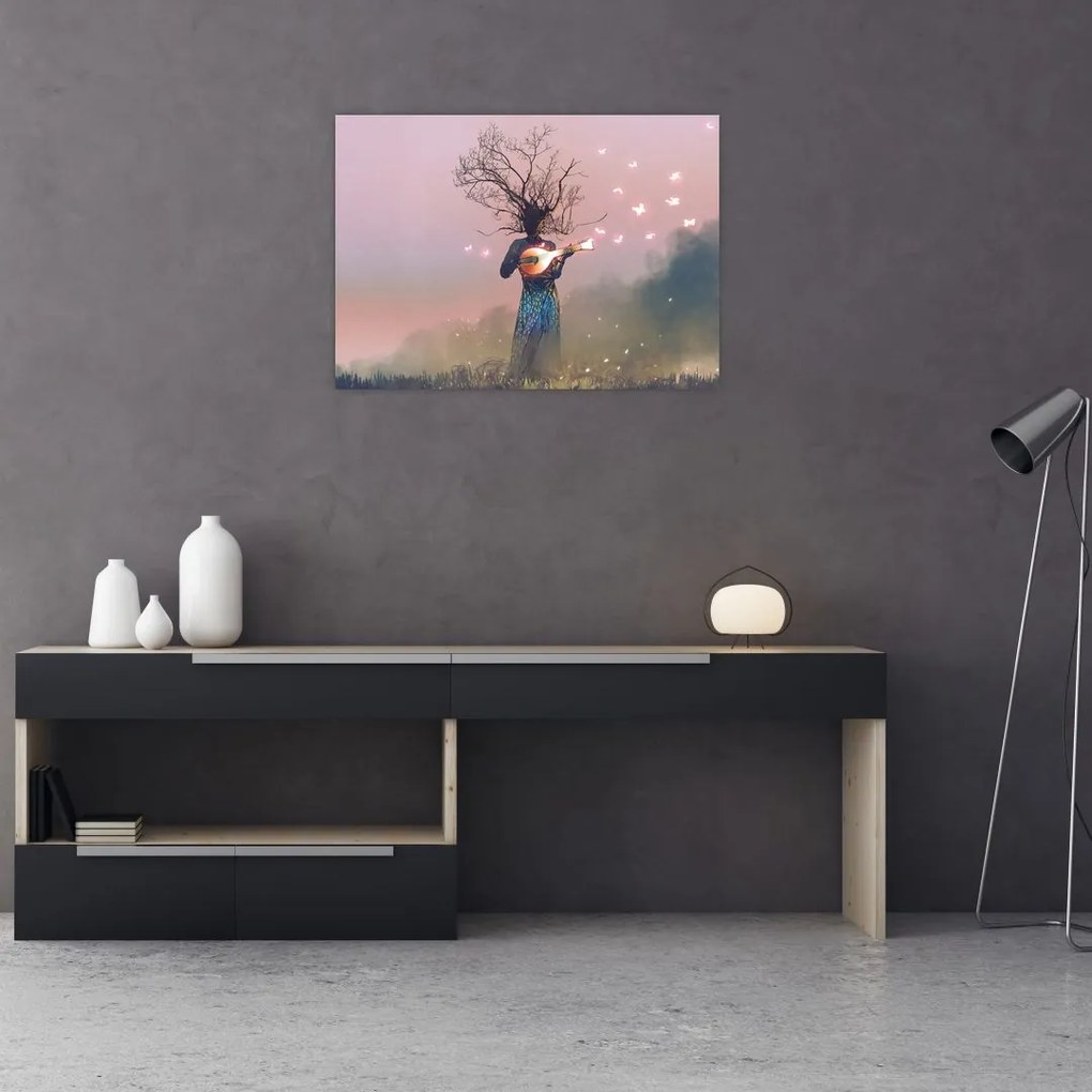 Tablou pe sticlă - Natura vie (70x50 cm)