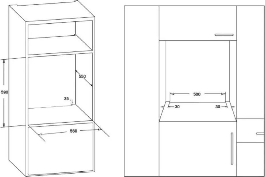 Cuptor încorporat HOMEFORT HSB64DGX cu 9 funcții, 80 L, curățare cu abur