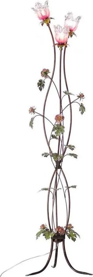 BRILAGI - Lampă de podea ROSALIA 3xE14/40W/230V multicoloră/bronzată/patinată