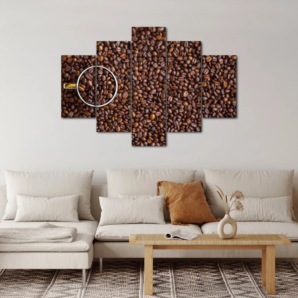 Tablou - boabe de cafea (150x105 cm)