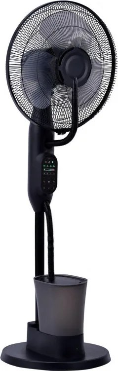 La mâna a doua: Ventilator cu ceata de apa Elite EFM-0357R, 70W, 40 cm, 2.8 L, 3 viteze, 3 moduri, 3 pale, Economisire energie, Negru