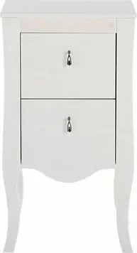 Dulap lateral pe pardoseala 45 cm cu 2 sertare Comad Elisabeth alb