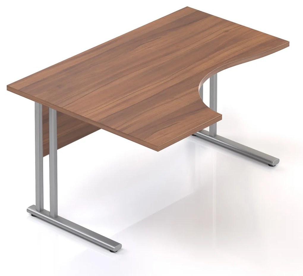 Birou ergonomic Visio 140 x 100 cm, stanga, nuc
