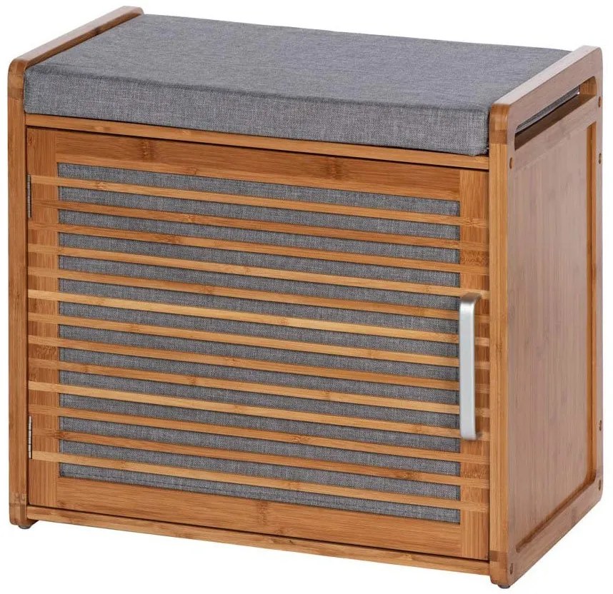 Dulap pentru pantofi din bambus BAHARI cu scaun, WENKO