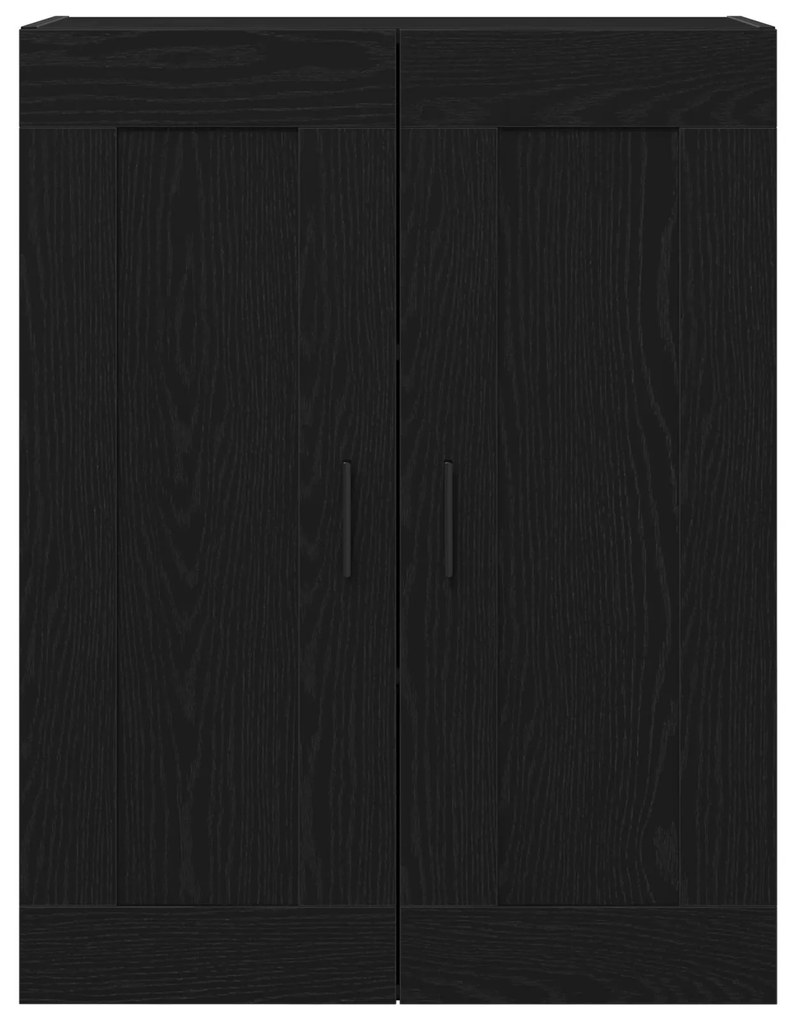 Dulap Montat pe Perete din Stejar Negru 69,5x34x90 cm Lemn Prelucrat