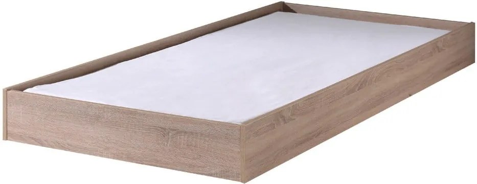 Sertar depozitare pentru pat Aline Vipack, lățime 198 cm, maro