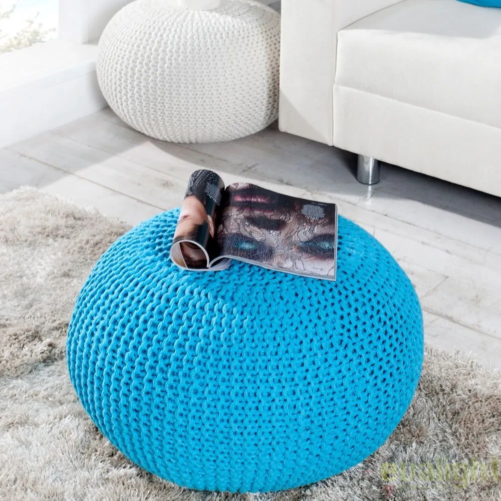 Taburete multifunctional Leeds 50cm albastru A-23104 VC