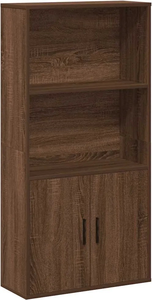 vidaXL Bibliotecă, stejar maro, 60x24x120 cm, lemn prelucrat