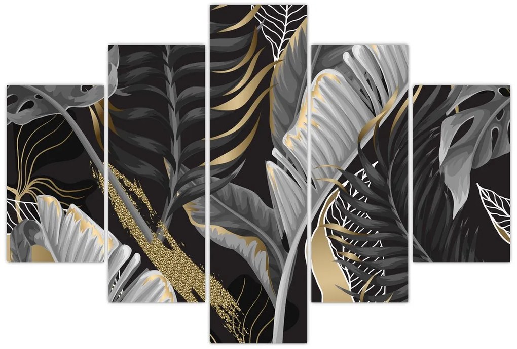 Tablou - Jungla de aur (150x105 cm)