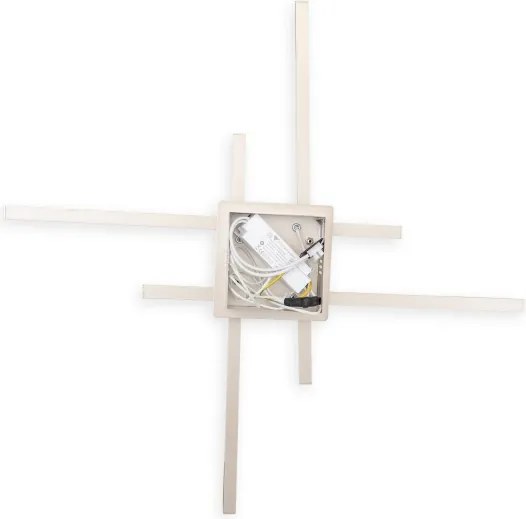 Brilagi - Plafonieră LED STRIPES, 37W, 230V, argintie