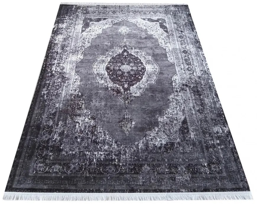 Covor gri în stil oriental Lăţime: 80 cm | Lungime: 150 cm