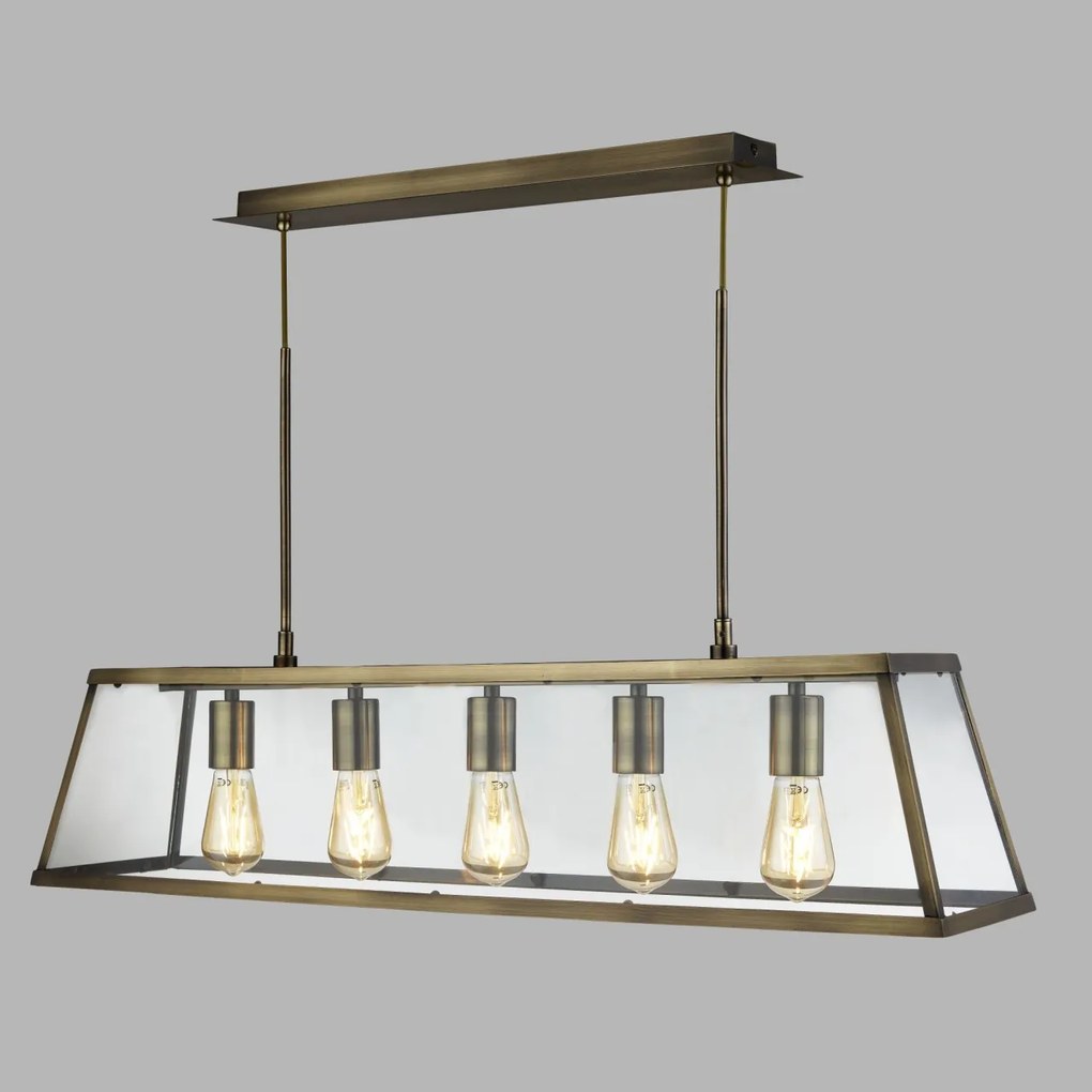 Lustra clasica design traditional Voyager 5L alama antique 4614-5AB SRT