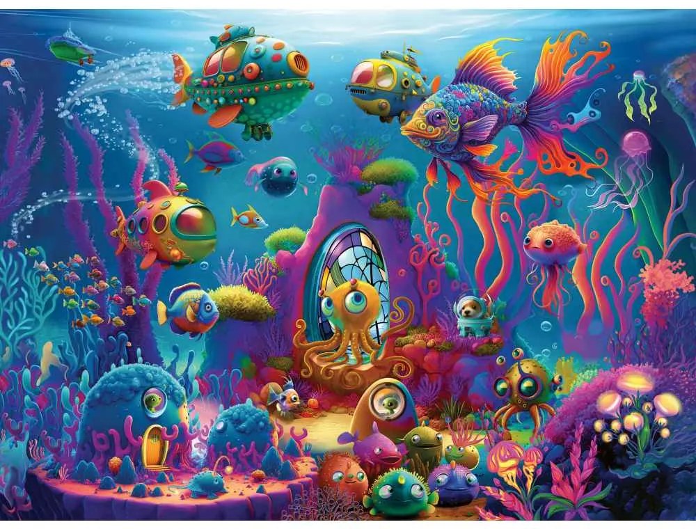 PUZZLE ANIMALELE OCEANULUI 150 PIESE - RAVENSBURGER (RVSPC13414)