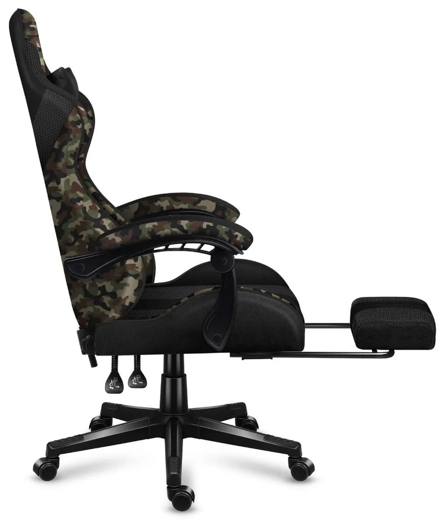 Fotoliu gaming Fusion 4.7 (negru + camuflaj). 1087475
