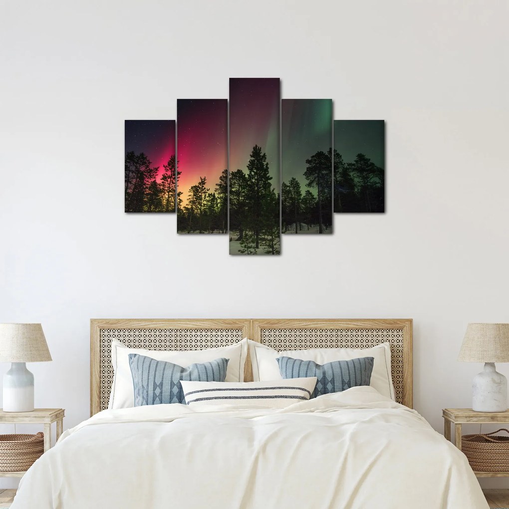 Tablou cu Northern Lights (150x105 cm)