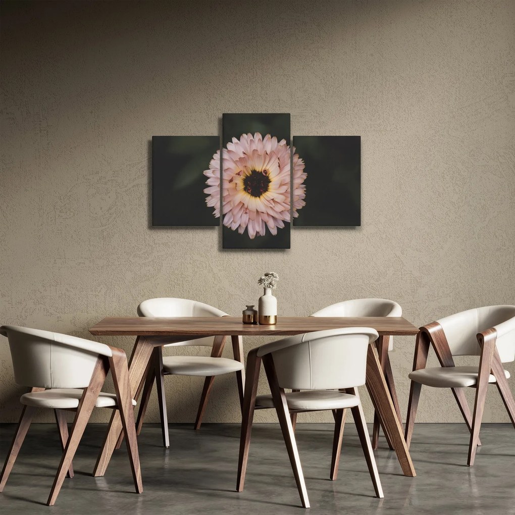 Tablou cu floare portocalie (90x60 cm)