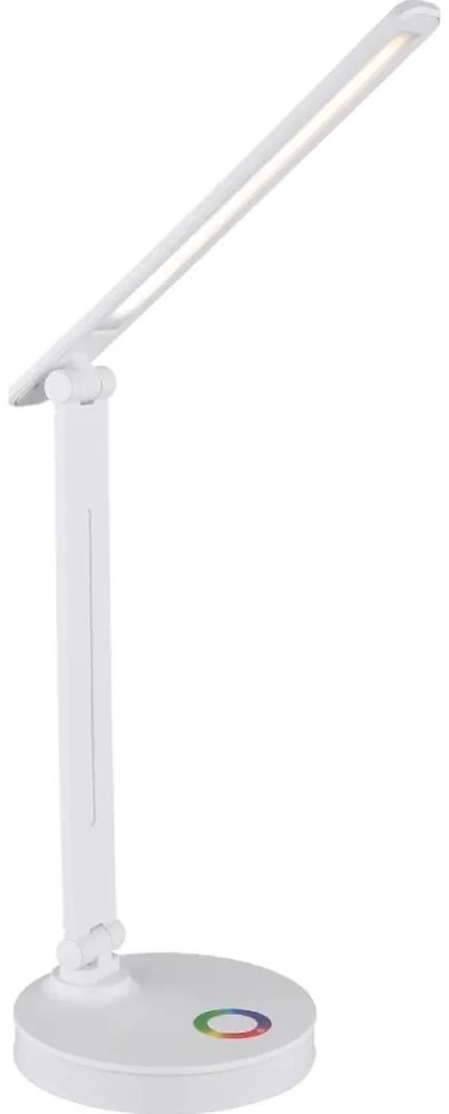 Globo 58445W - Lampă de birou LED RGBW dimabilă GERALDO LED/5W/230V + LED/2W