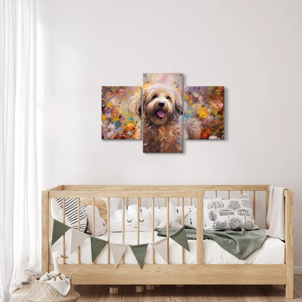 Tablou - Happy Dog II. (90x60 cm)