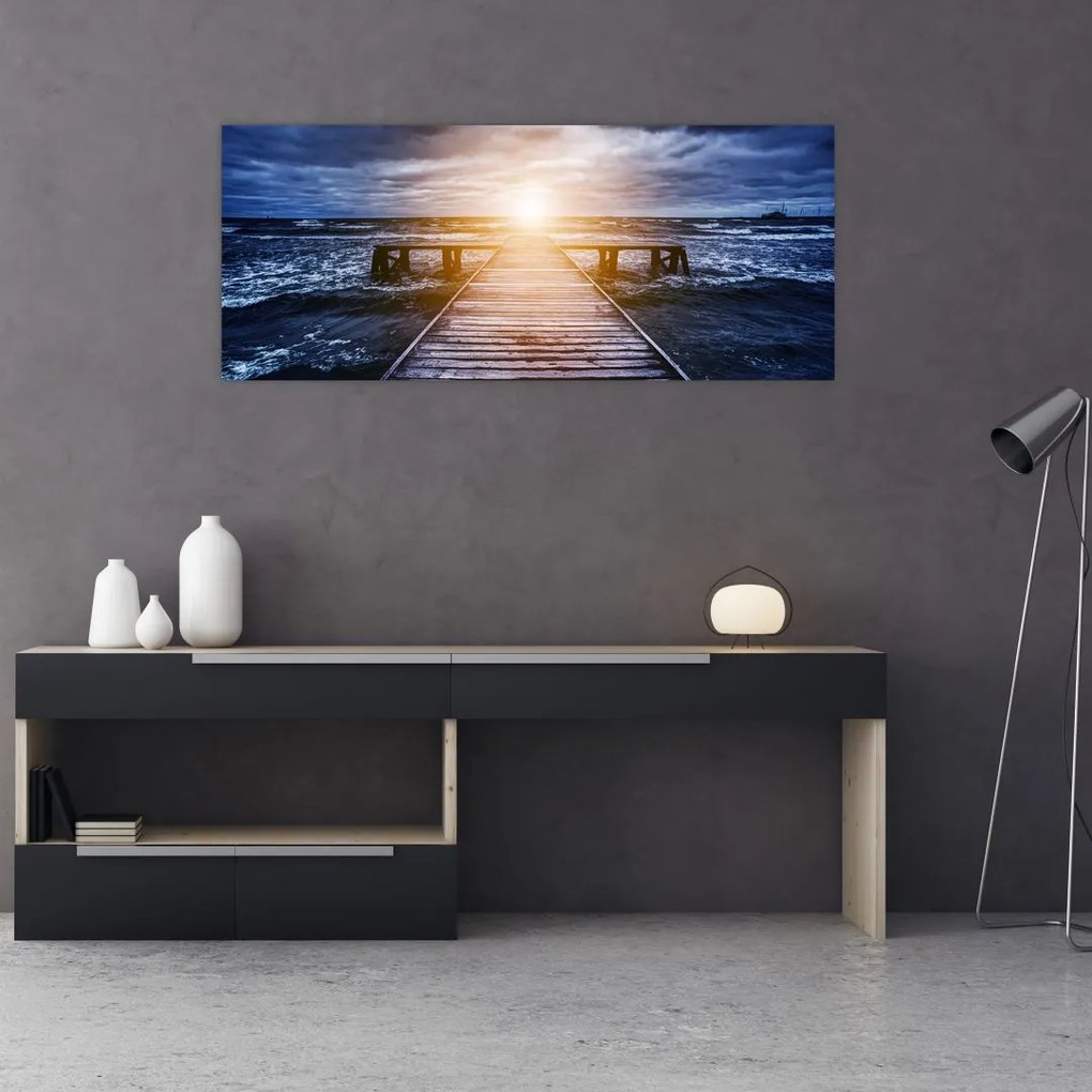 Tablou cu mol însorit (120x50 cm)