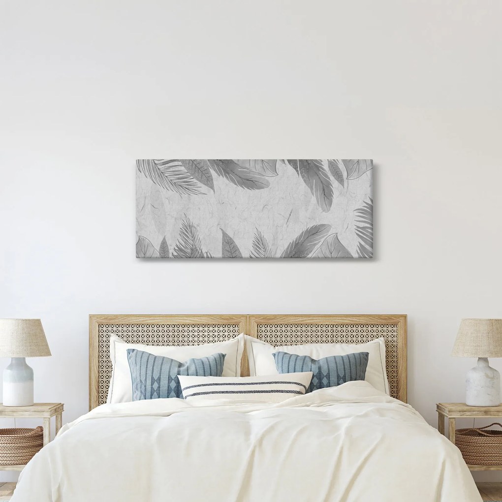 Tablou - Frunze (120x50 cm)