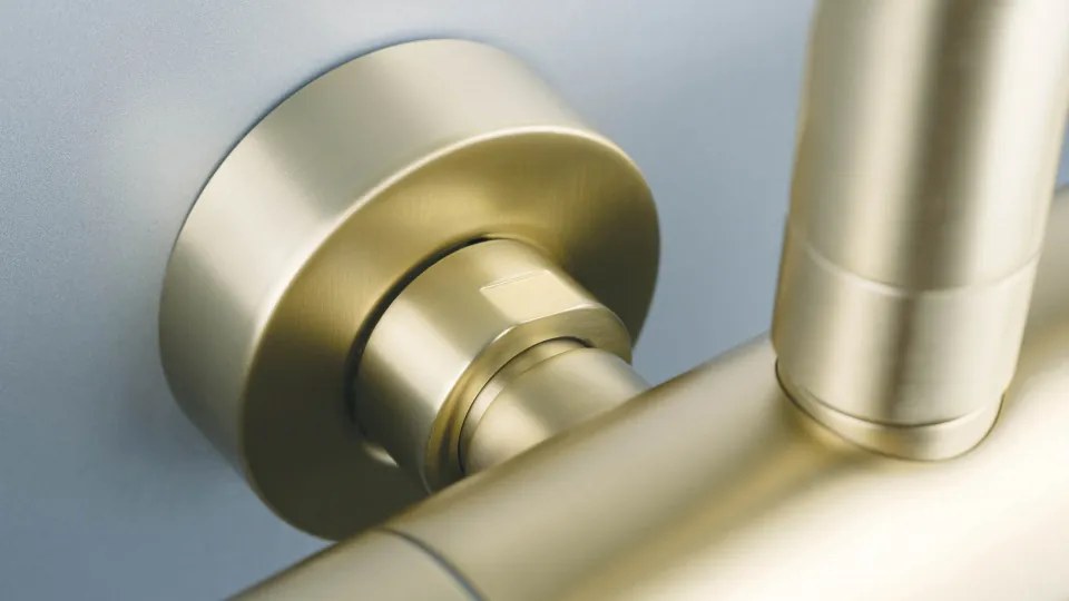 Arnika Coloana de dus cu Baterie finisaj auriu periat NAC_R1QK