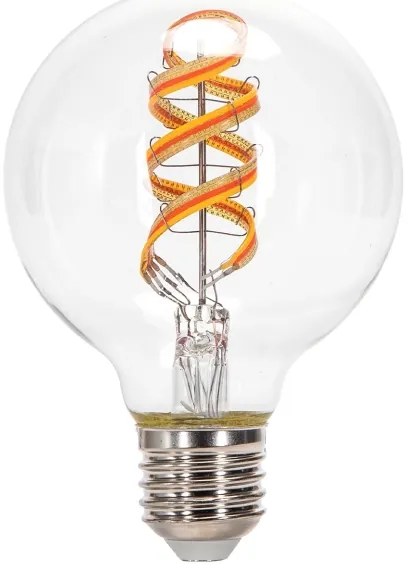 Bec LED RGBW Aigostar FILAMENT G80 E27/4,9W/230V 2700K