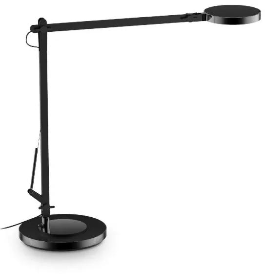 Lampa LED de birou / masa moderna cu brat articulat FUTURA TL NERO