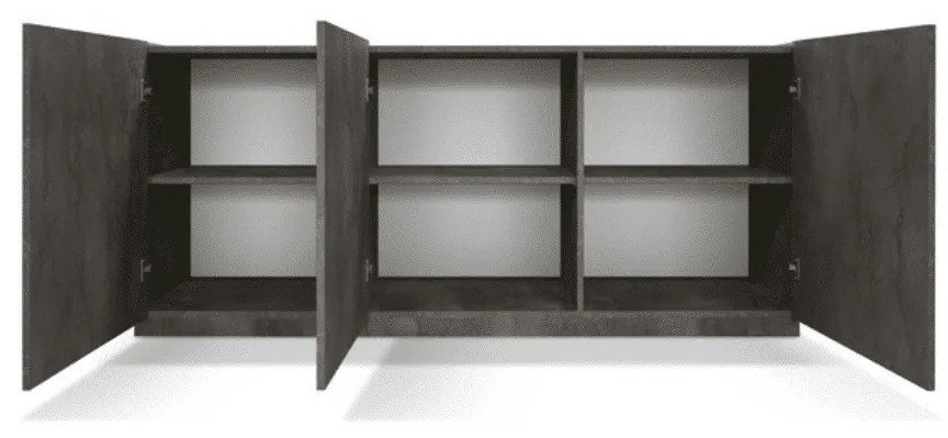 COMODA BLAT STATUARIO - GRI CIMENT