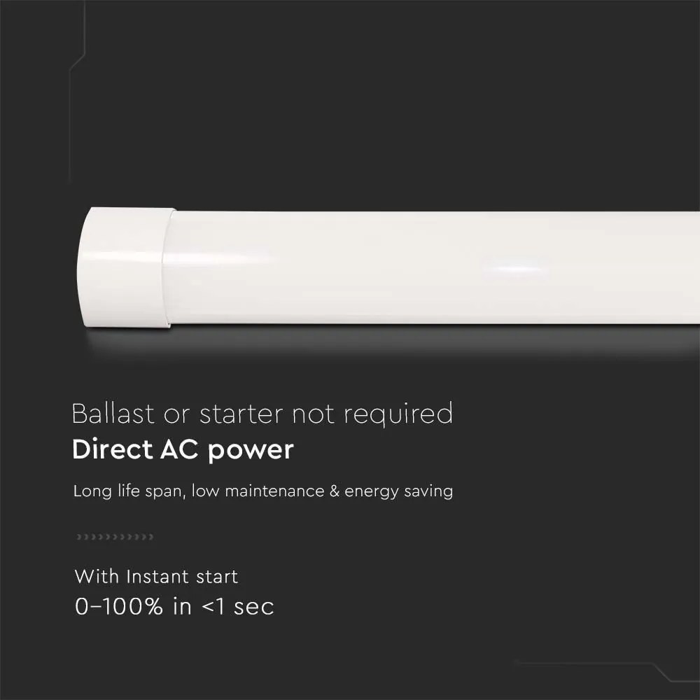 Corp de iluminat liniar cu LED 40W, 4800lm, V-TAC, 120cm, lumina neutra (4000 K)