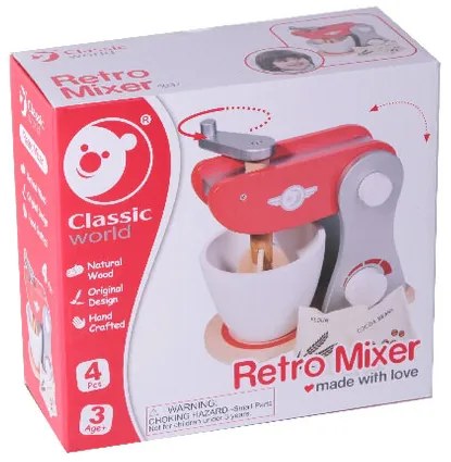 Mixer retro Classic world, cu accesorii