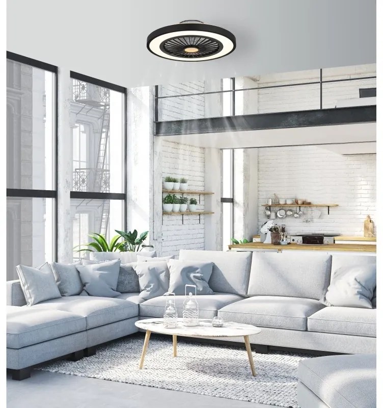 Lustra LED cu ventilator si telecomanda BLIZZAK