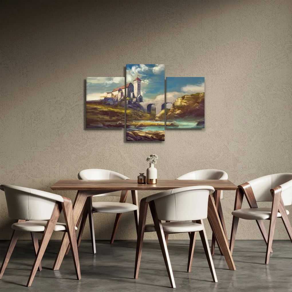Tablou - Castelul medieval (90x60 cm)
