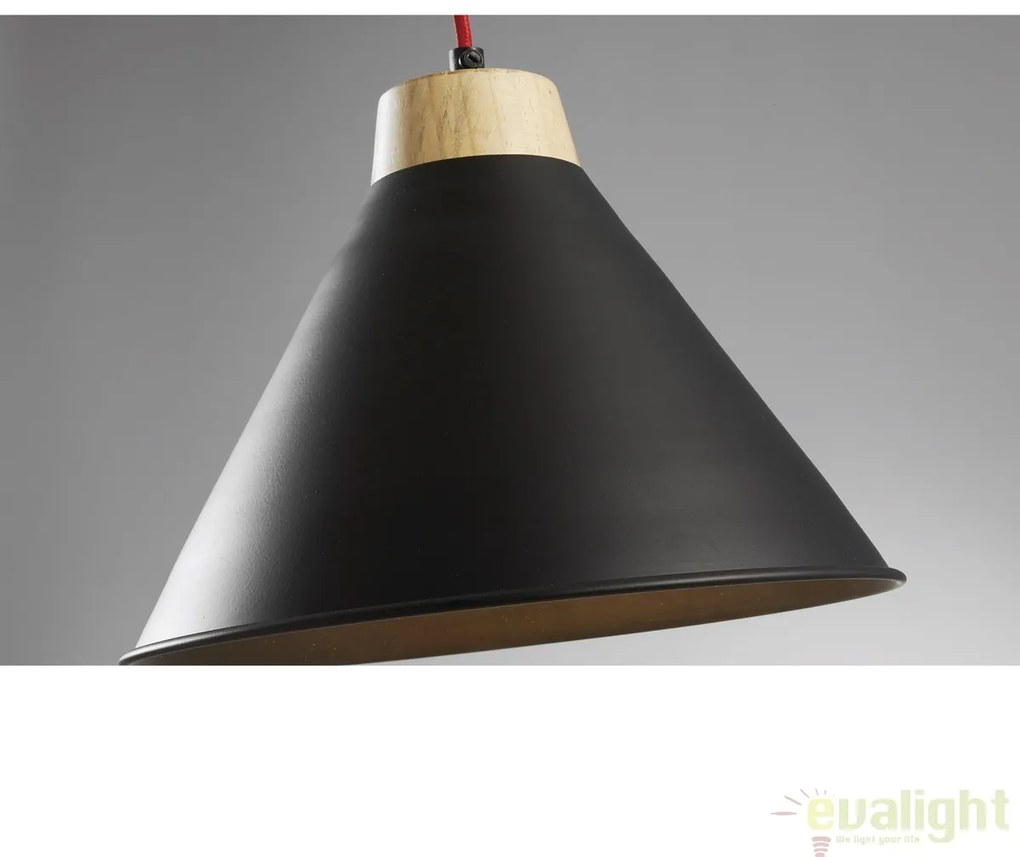 Lustra suspendata / Pendul modern BOBS negru A509R01 JG